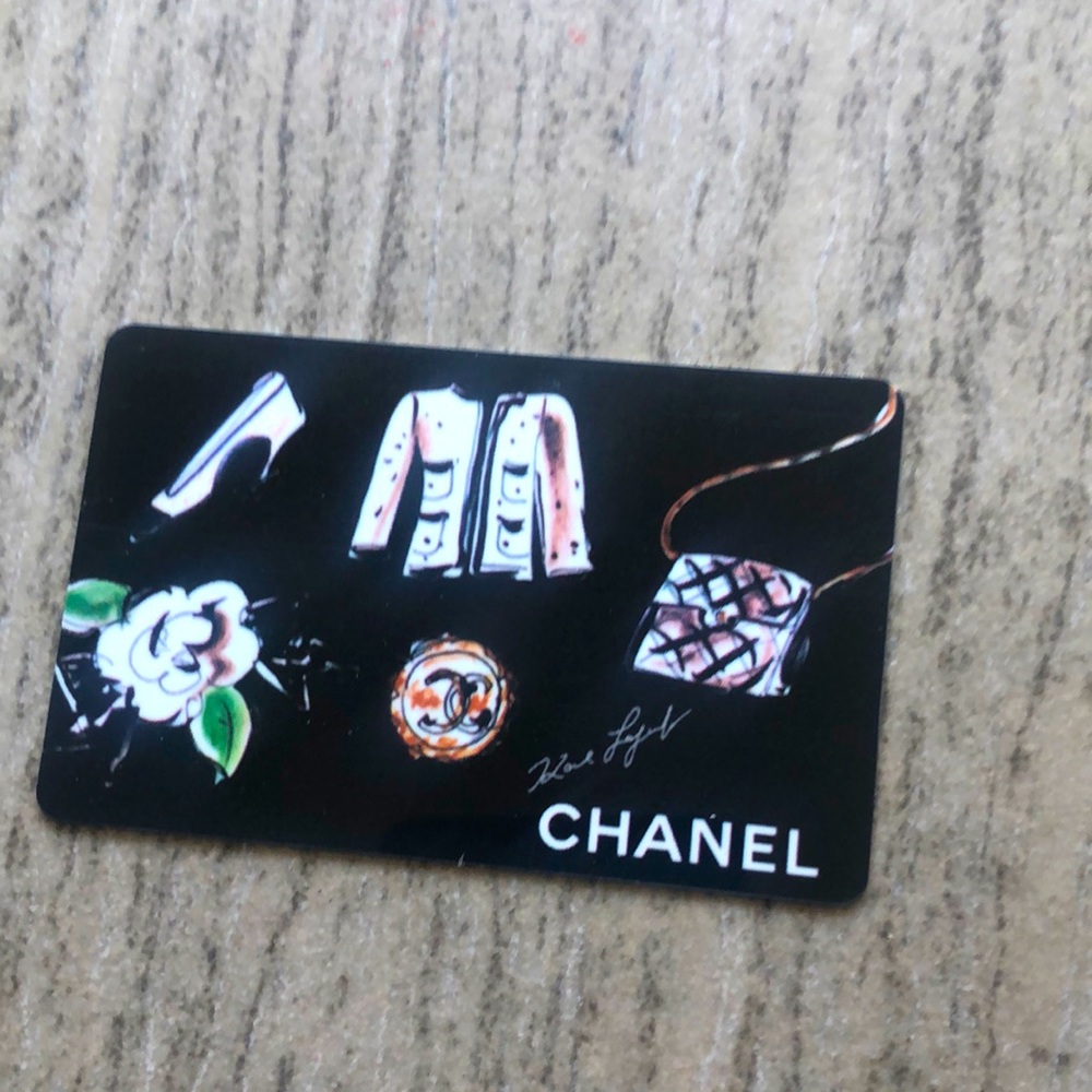 Chanel Collectible Gift Card Zero Balance